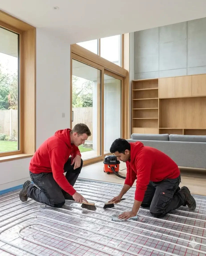 limpieza y mantenimiento de suelo radiante en la comunidad de madrid